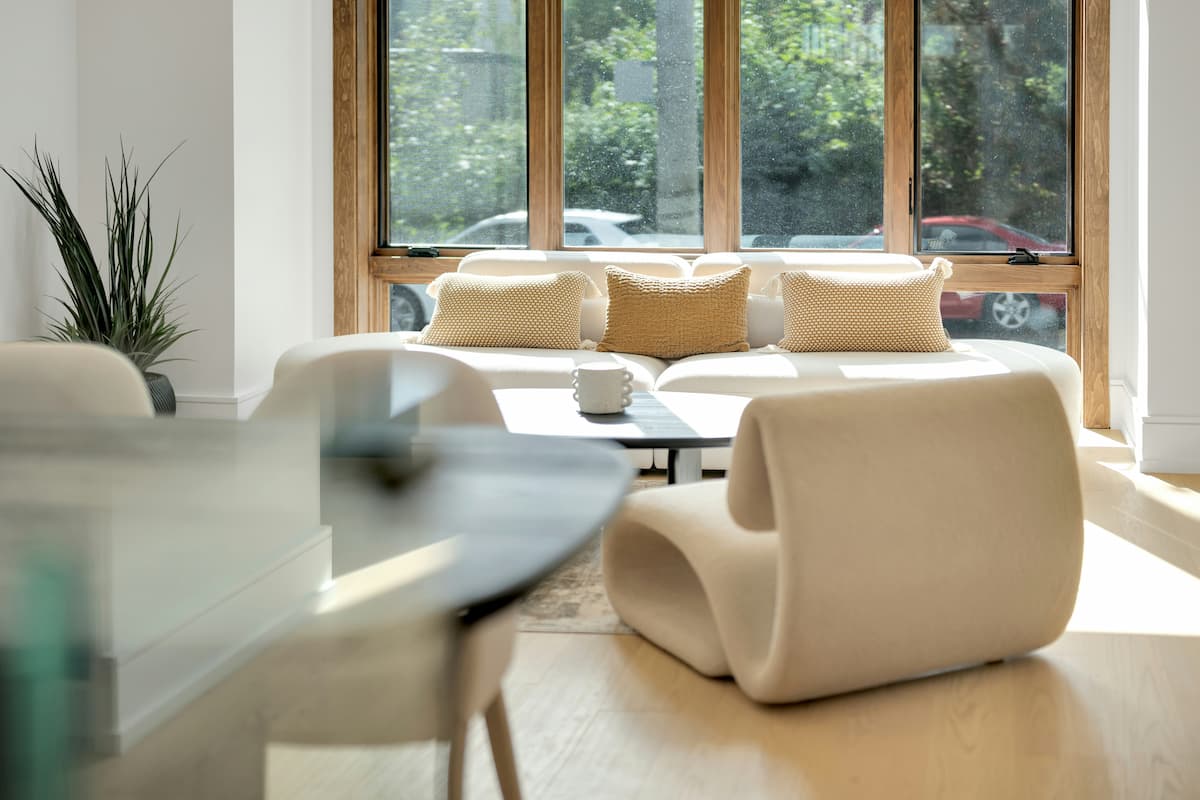 Okna drewniano-aluminiowe w domu